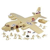 Algopix Similar Product 6 - TimMee Plastic Army Men C130 Playset 
