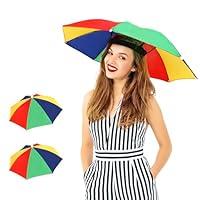 Algopix Similar Product 18 - Umbrella Hat 2 Pack Colorful Party