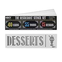 Algopix Similar Product 2 - Restaurant Stencil Set  Create