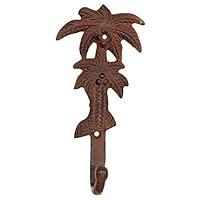 Algopix Similar Product 16 - Rustic Brown Wall Mounted Palm Trees