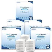 Algopix Similar Product 14 - JJ CARE 2x2 Non Woven Gauze Sponges