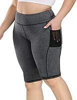 Algopix Similar Product 20 - Uoohal Womens Yoga Shorts Plus Size