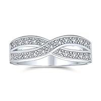 Algopix Similar Product 14 - Personalize AAA CZ Le Circle Twist Pave