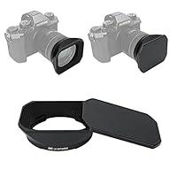 Algopix Similar Product 2 - JJC Metal Square Lens Hood Shade for