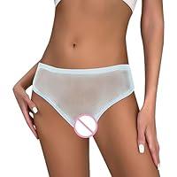 Sexy Mesh Sheer Panties for Women Naughty Slutty Thong Underwear