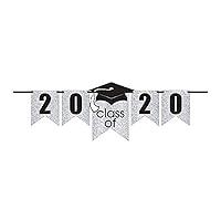 Algopix Similar Product 10 - Amscan Class of 2020 Glitter Pennant