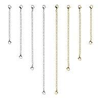 Algopix Similar Product 13 - Dbuy 8 Pcs Necklace Extender Gold and
