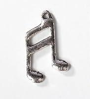 Algopix Similar Product 2 - Anitqued Music Note Charms for Jewelry