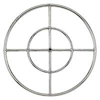 Algopix Similar Product 9 - Golden Flame 24 Round Fire Pit Burner
