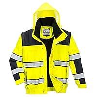 Algopix Similar Product 13 - Portwest Workwear Mens HiVis Classic