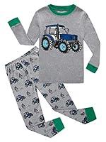 Algopix Similar Product 17 - Tractor Little Boys Long Sleeve Pajamas