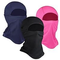 Algopix Similar Product 13 - 3 Pieces Balaclava Ski Mask Winter