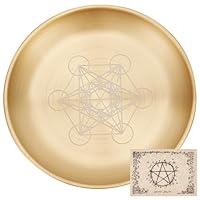 Algopix Similar Product 16 - CREATCABIN Altar Plate Tarot Plate