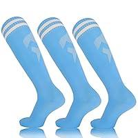 Algopix Similar Product 13 - BUSFUL Kids Knee High Soccer Socks  3