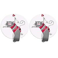 Algopix Similar Product 6 - Tatkraft Panda Self Adhesive Hooks for