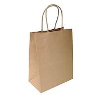 Algopix Similar Product 14 - Brown Kraft Bags 8x475x10  100 Pcs