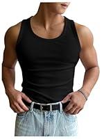 Algopix Similar Product 5 - COZYEASE Mens Summer Tank Top Scoop