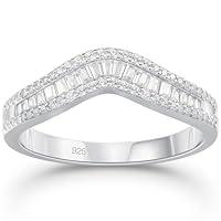 Algopix Similar Product 6 - Newshe Jewellery Wedding Bands for