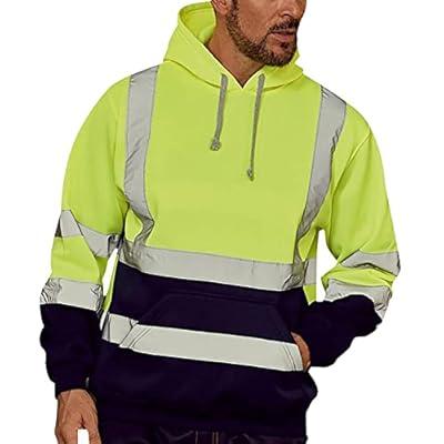 Men's Winter Work Jacket Hi- Vis, Work Parka