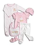Algopix Similar Product 15 - Layette Set 6 Piece Baby Essentials