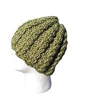 Algopix Similar Product 2 - Chunky Skully Beanie Hat Hand Knit