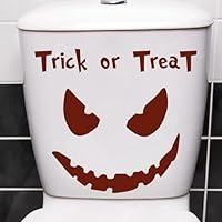 Algopix Similar Product 4 - Halloween Toilet Seat Sticker3D