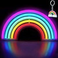 Algopix Similar Product 11 - XIYUNTE Rainbow Neon Signs for Wall