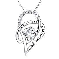 Algopix Similar Product 11 - YFN Sterling Silver I Love You to The
