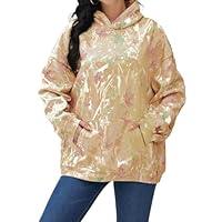 Algopix Similar Product 1 - Womens Camo Hoodies Casual Loose Fit