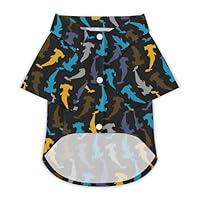 Algopix Similar Product 10 - Hammerhead Shark Dog Summer Clothing