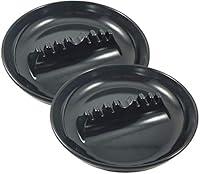 Algopix Similar Product 17 - 2 Pack Black Plastic Ashtray Cigarette