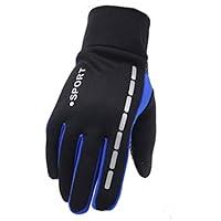 Algopix Similar Product 17 - baskuwish Mens Running Gloves  Black