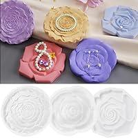 Algopix Similar Product 17 - 3 Pack Rose Tray Mold Jewelry Storage