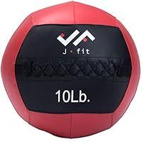 Algopix Similar Product 12 - JFIT Wall Ball, Red/Black, 10 LB