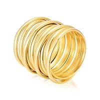 Algopix Similar Product 3 - VNOX Cocktail Gold Rings for Women 