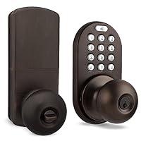 Algopix Similar Product 11 - MiLocks TKK02OB Digital Door Knob Lock