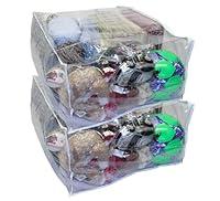 Algopix Similar Product 20 - 2Pack Jumbo Heavy Duty Vinyl Zippered