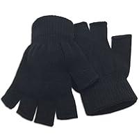 Algopix Similar Product 16 - Winter Fingerless Gloves Half Finger