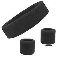Algopix Similar Product 18 - Kenz Laurenz Sweatband Set Cotton