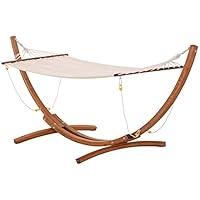 Algopix Similar Product 13 - 10 Wood Outdoor Hammock with Stand