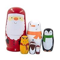 Algopix Similar Product 2 - NMGMJQ Matryoshka Stacking Dolls 6