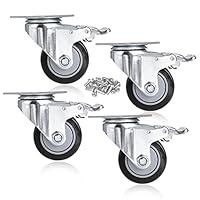 Algopix Similar Product 7 - COOCHEER Casters 3 Heavy Duty