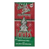 Algopix Similar Product 19 - Brite Star Silver 18Inch Icicle Tinsel