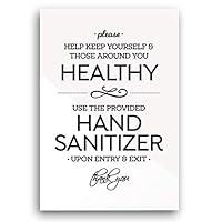 Algopix Similar Product 18 - 4x6 Inch Acrylic Sign Please use Hand