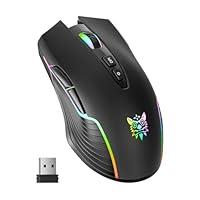 Algopix Similar Product 17 - ONITOON Wired Gaming Mouse Pink USB