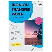 Algopix Similar Product 10 - PPD Inkjet Premium IronOn White and