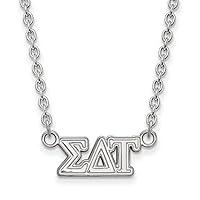 Algopix Similar Product 9 - LogoArt Sigma Delta Tau Medium Pendant