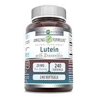 Algopix Similar Product 11 - Amazing Formulas Lutein 20 mg with