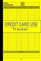 Algopix Similar Product 13 - Credit Card Use Tracker A Notebook to