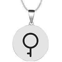 Algopix Similar Product 6 - KOVEVE Jewelry Engraved Demigirl Lgbt